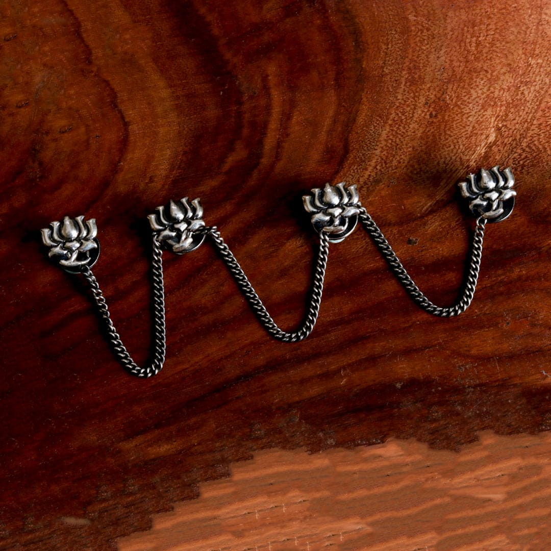 Lotus Kurta Button
