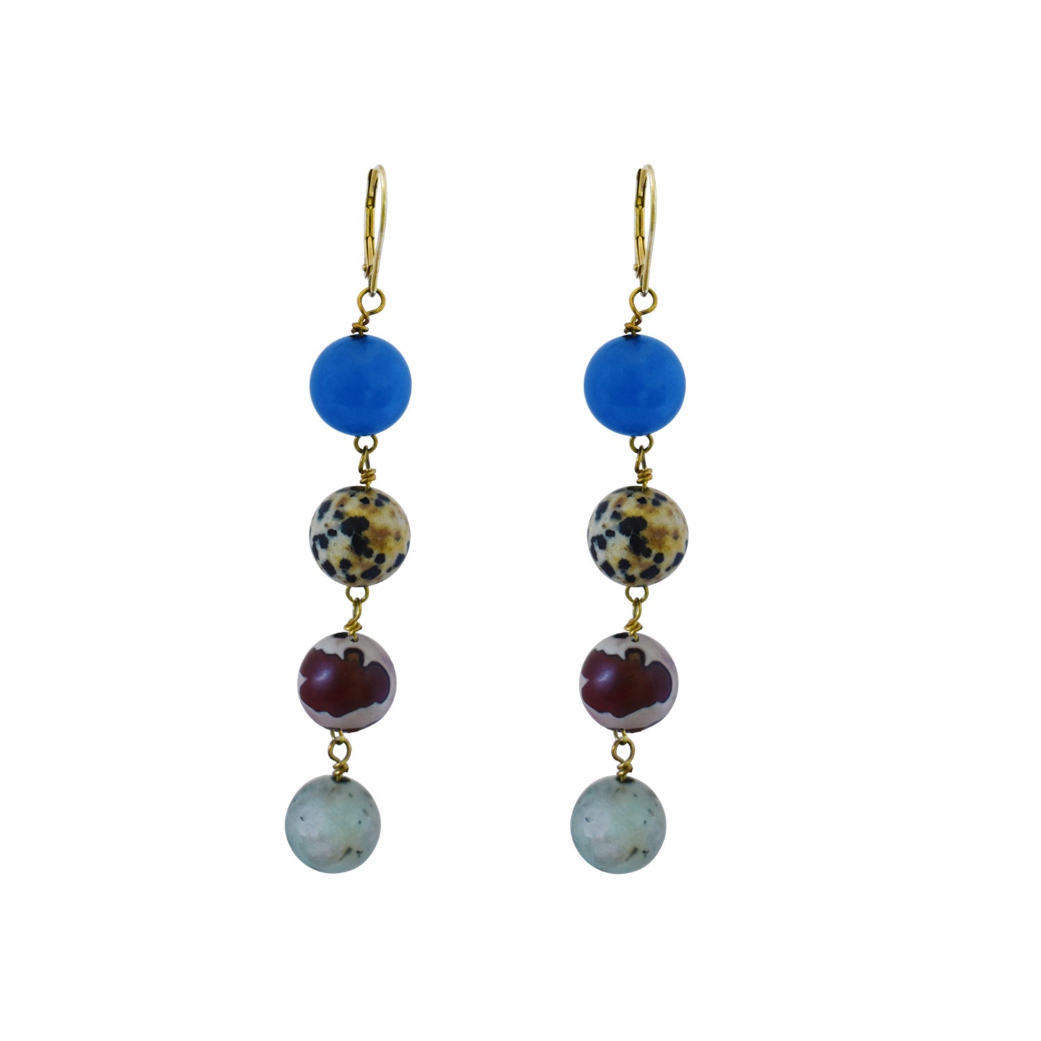 Purple Freshwater Single Pearl Huggie Earrings | by Ifemi Jewels