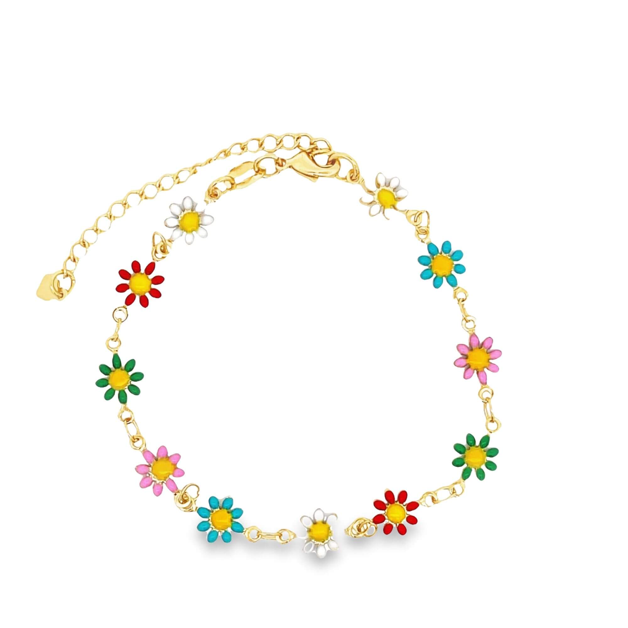 Enamel Multicolored Flower Earrings (H227)(E271)(I586)(L214A)